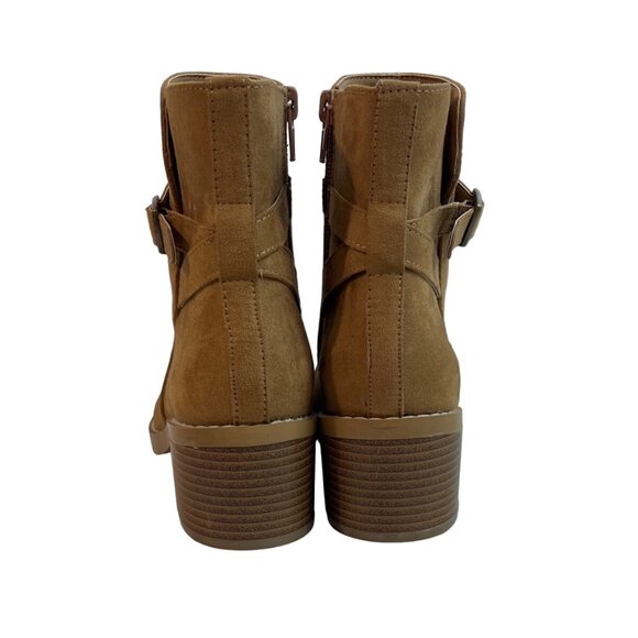 Loft Women's Brown Side Zippper Wedge Ankle Booties Sz 6.5M - NWOB - Picture 5 of 11